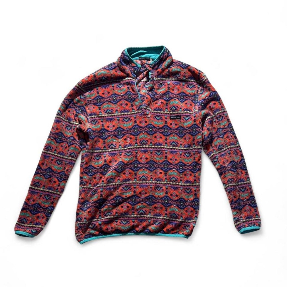 Southern Marsh colorful Southwestern print fleece pullover đď¸â¨ - Picture 2 of 4